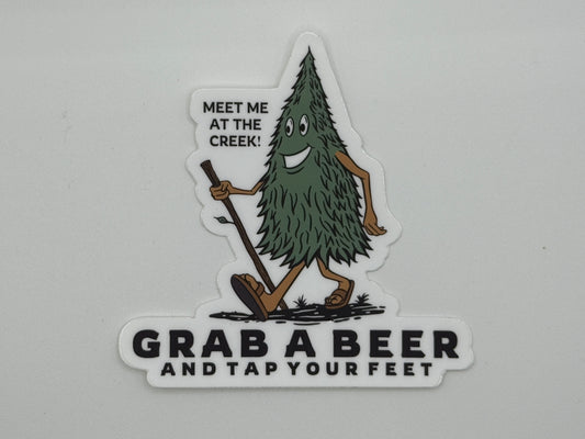 Grab A Beer Die-Cut Sticker | Billy Slap | Billy Fan Art | BMFS 33