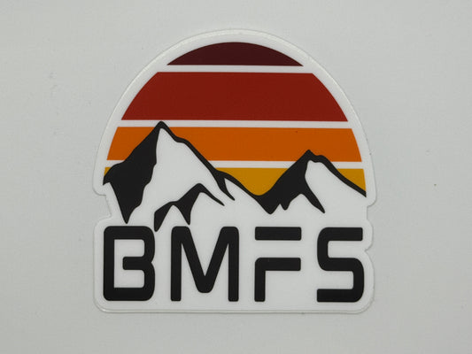 BMFS Mountains Die-Cut Sticker | Billy Slap | Billy Fan Art | BMFS 33