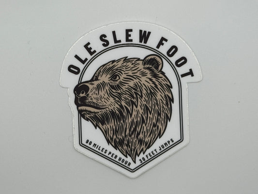 Ole Slew Foot Die-Cut Sticker | Billy Slap | Billy Fan Art | BMFS 33