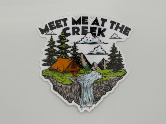 Meet Me At The Creek Sky Sticker | Billy Slap | Billy Fan Art | BMFS 33