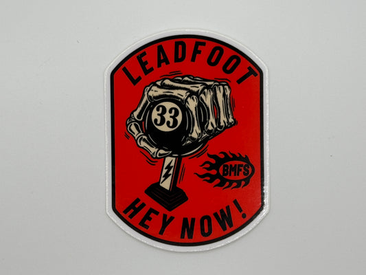 LeadFoot Sticker | Billy Slap | Billy Fan Art | BMFS 33