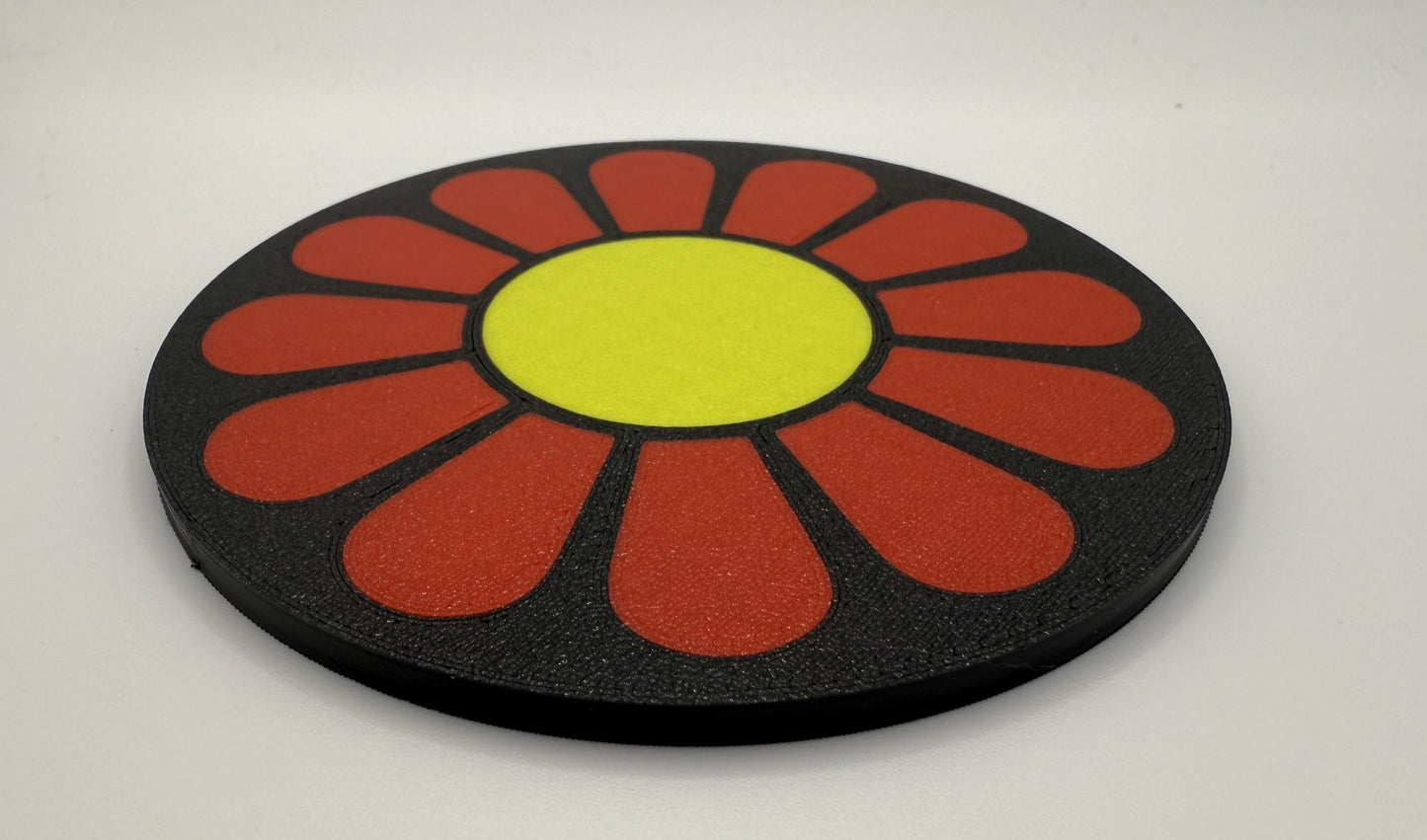 Red Daisy Drink Coasters | Set of 4 | Cork Backing | Strings Fan Art 33