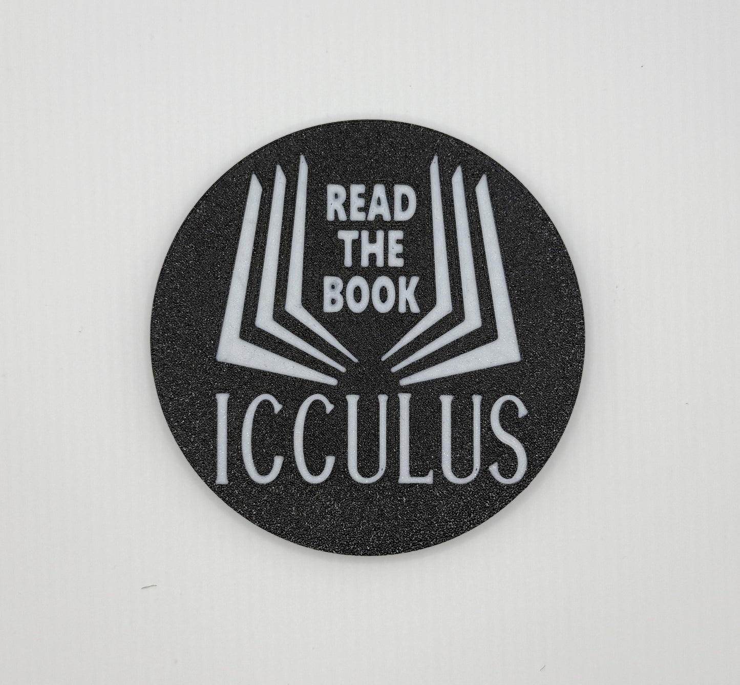 Icculus Book Drink Coasters | Set of 4 | Cork Backing | Phishy Phan Art