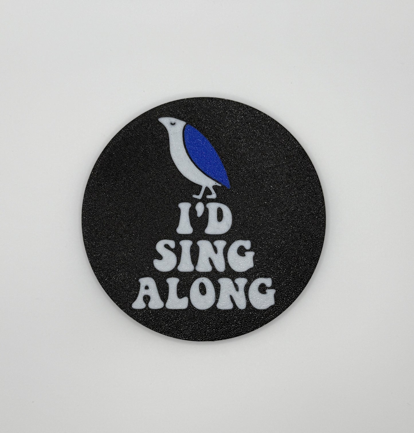 I'd Sing Along Drink Coasters | Set of 4 | Cork Backing | Strings Fan Art 33