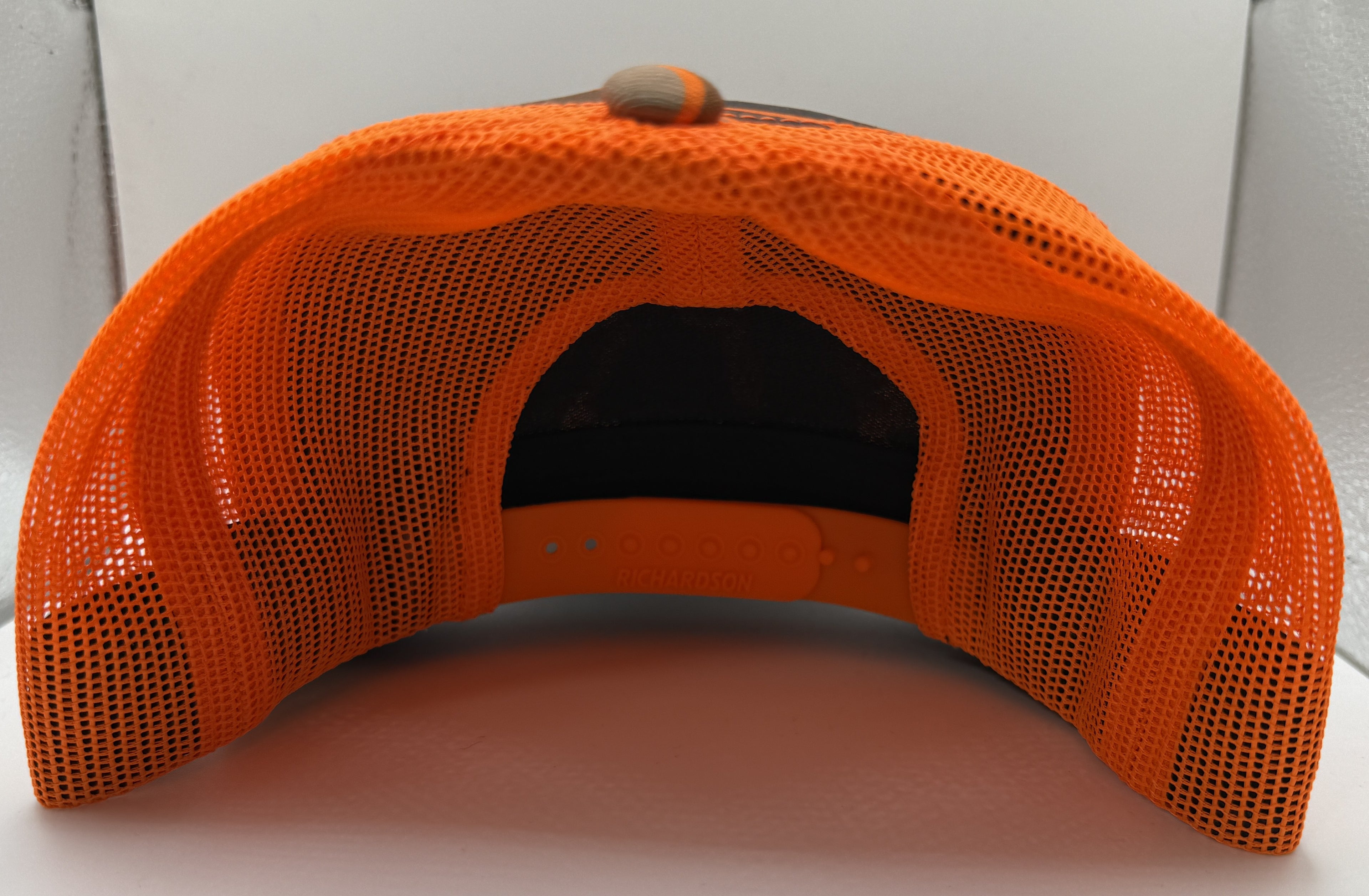 Catch and Release Camo Trucker Cap R112 | Duck Camo Blaze | Printed Graphics | Snapback Cap | BMFS