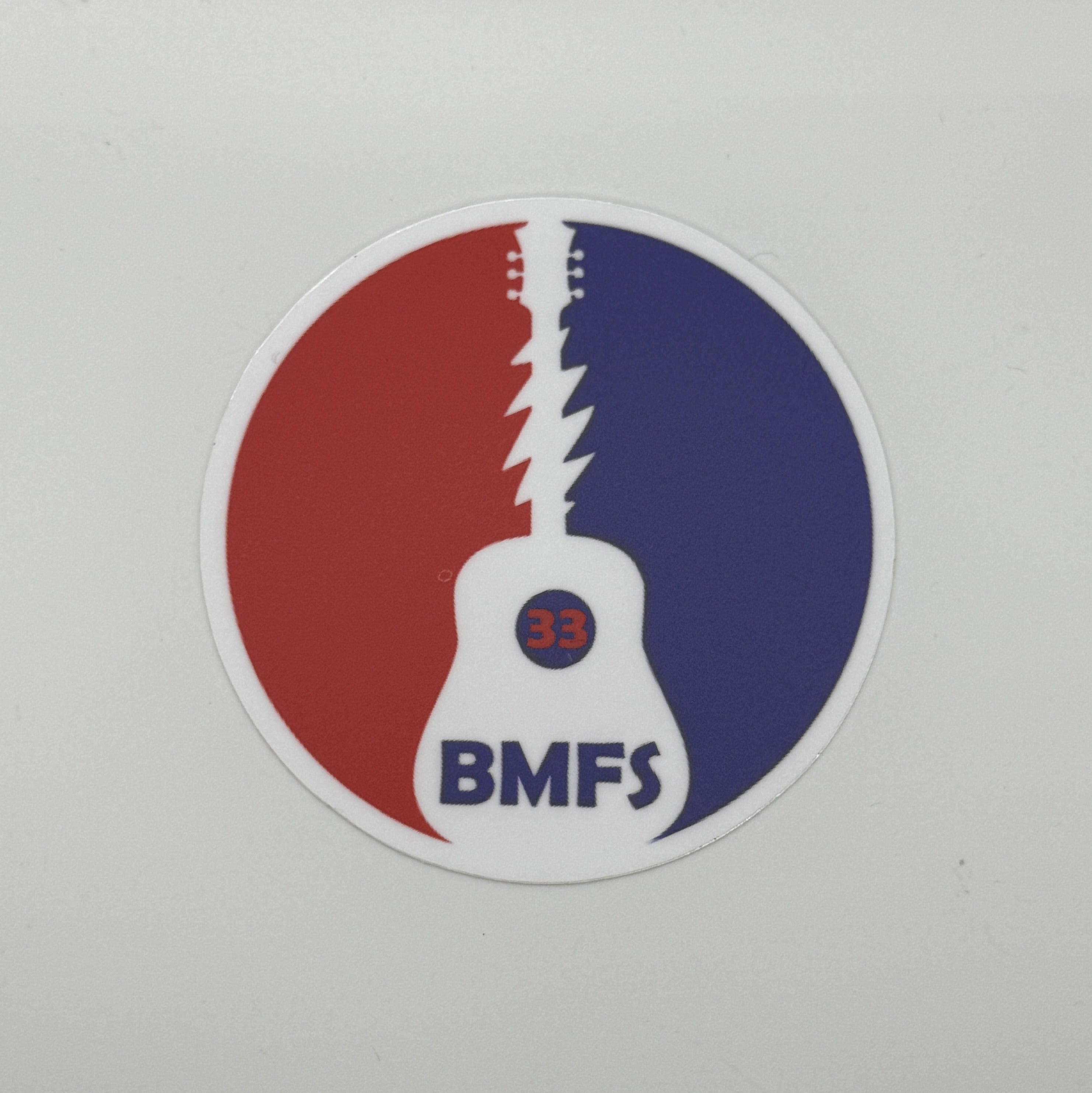 BMFS Guitar Bolt Die-Cut Sticker | Billy Slap | Billy Fan Art | BMFS 33