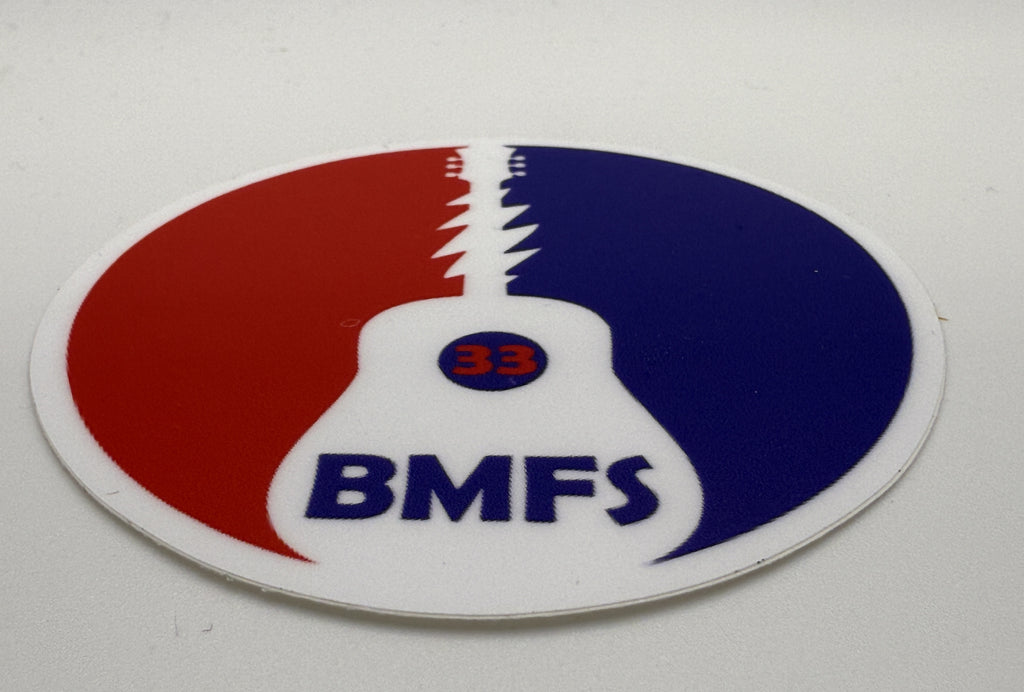BMFS Guitar Bolt Die-Cut Sticker | Billy Slap | Billy Fan Art | BMFS 33