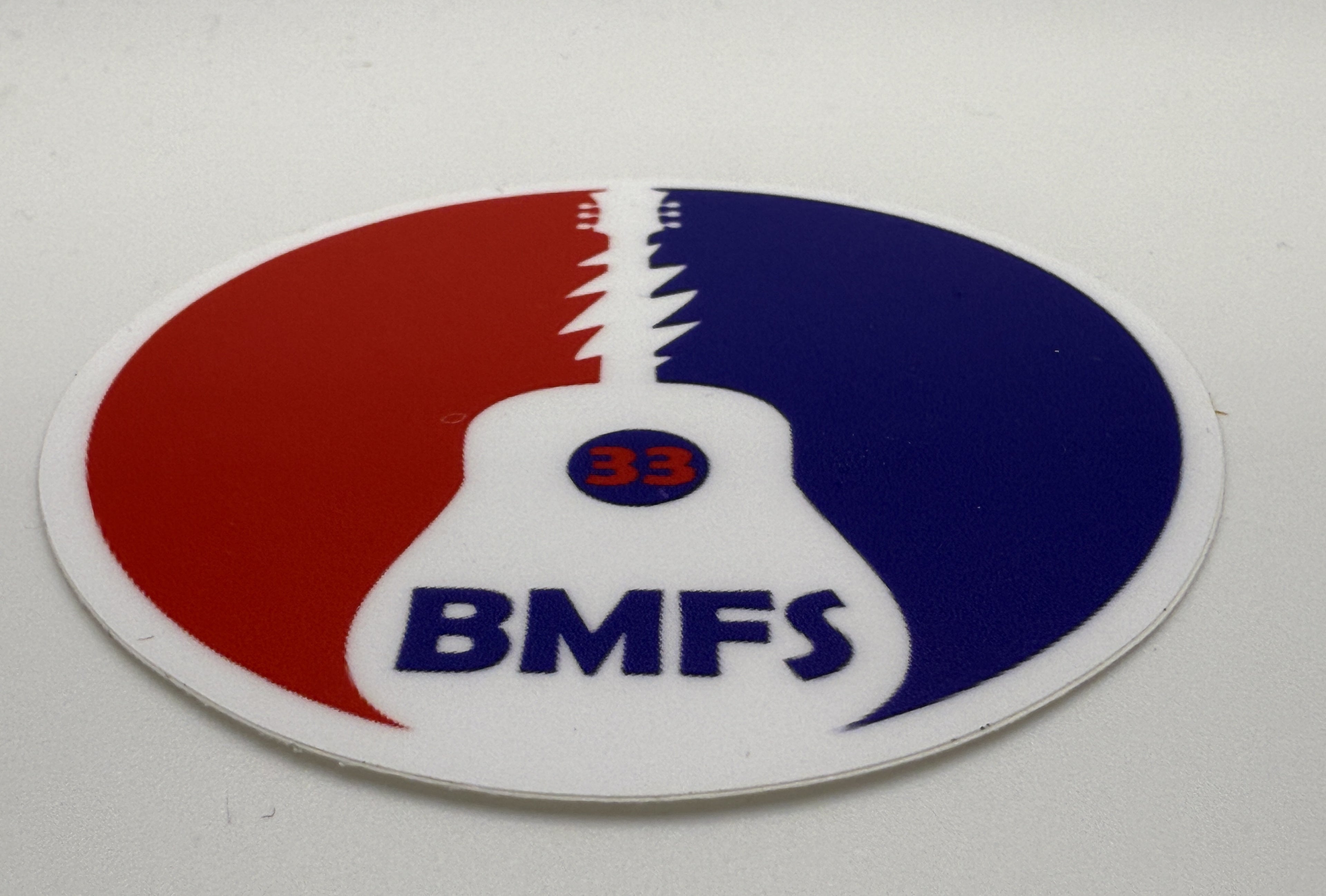BMFS Guitar Bolt Die-Cut Sticker | Billy Slap | Billy Fan Art | BMFS 33