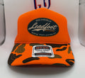 LeadFoot BMFS Racing Foam Camo Trucker Cap OTTO | Orange Camo | Printed Graphics | Snapback Cap | BMFS