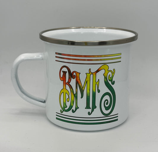 BMFS 12oz Enamel Camping Mug | Billy Daisy | Drinkware | BMFS 33