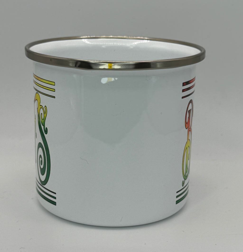 BMFS 12oz Enamel Camping Mug | Billy Daisy | Drinkware | BMFS 33