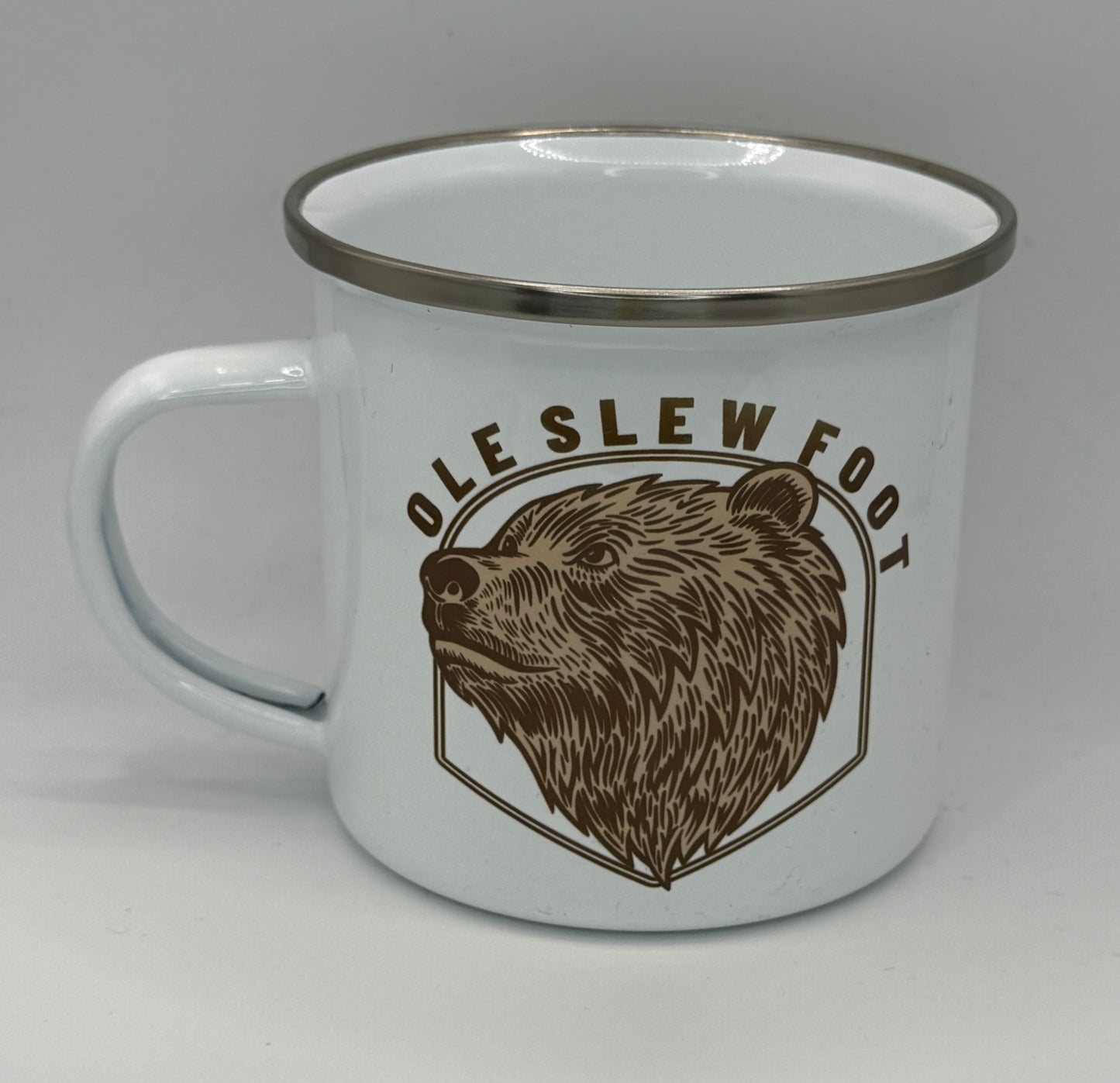 Ole Slew Foot 12oz Enamel Camping Mug | Billy Daisy | Drinkware | BMFS 33