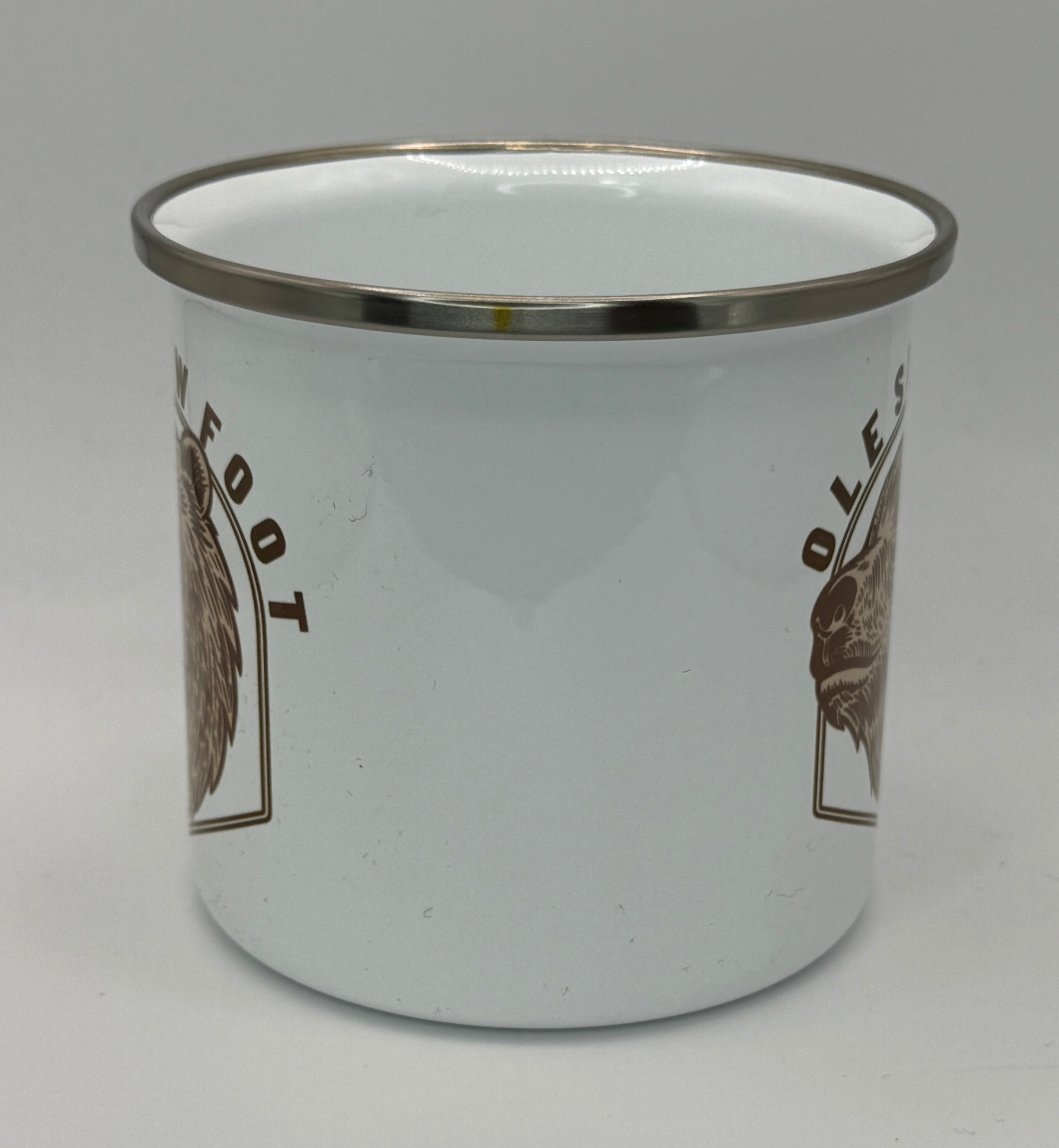 Ole Slew Foot 12oz Enamel Camping Mug | Billy Daisy | Drinkware | BMFS 33