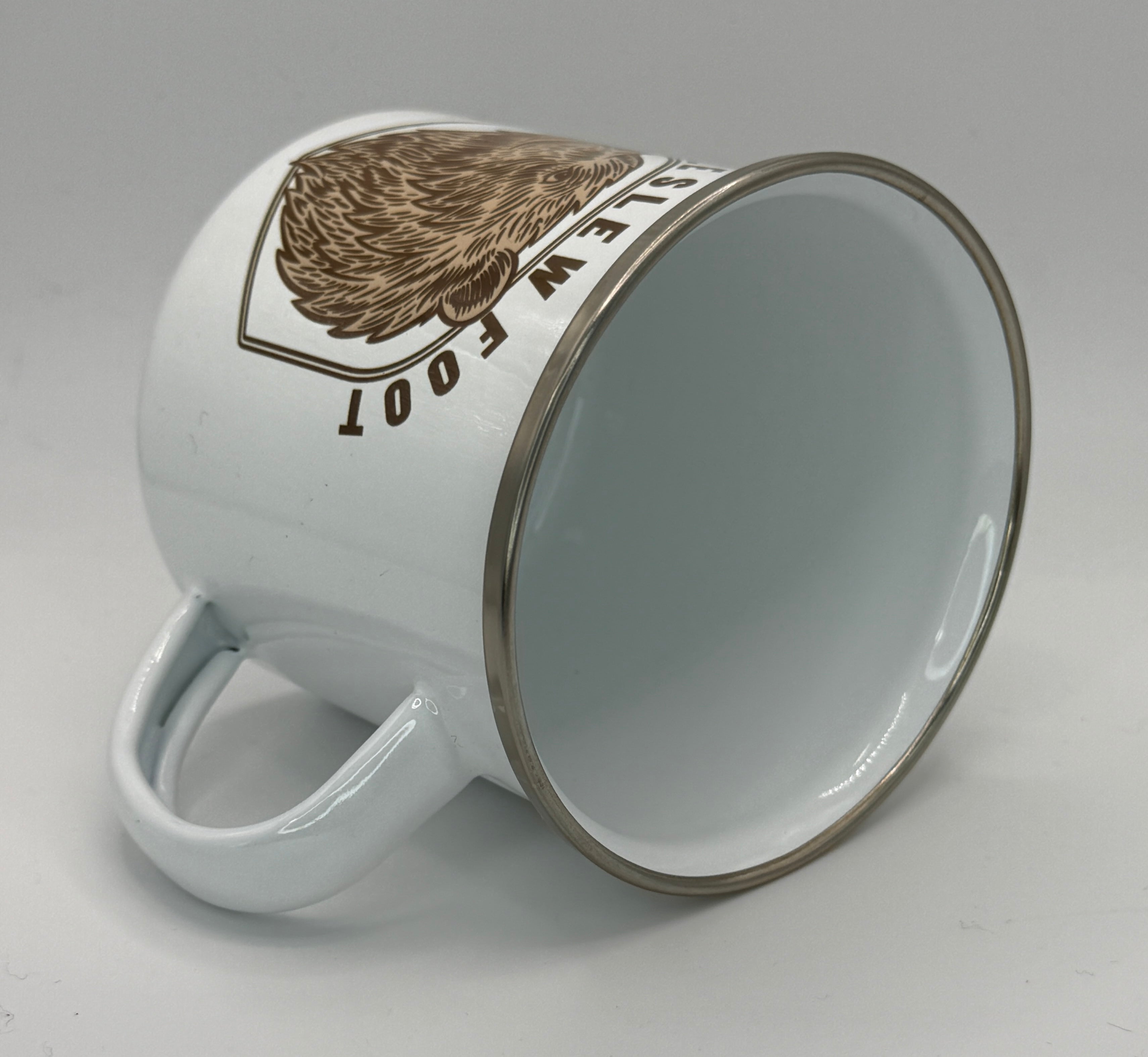 Ole Slew Foot 12oz Enamel Camping Mug | Billy Daisy | Drinkware | BMFS 33