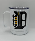 "B" Detroit Style 33 12oz Insulated Steel Mug | Billy Daisy | Drinkware | BMFS 33
