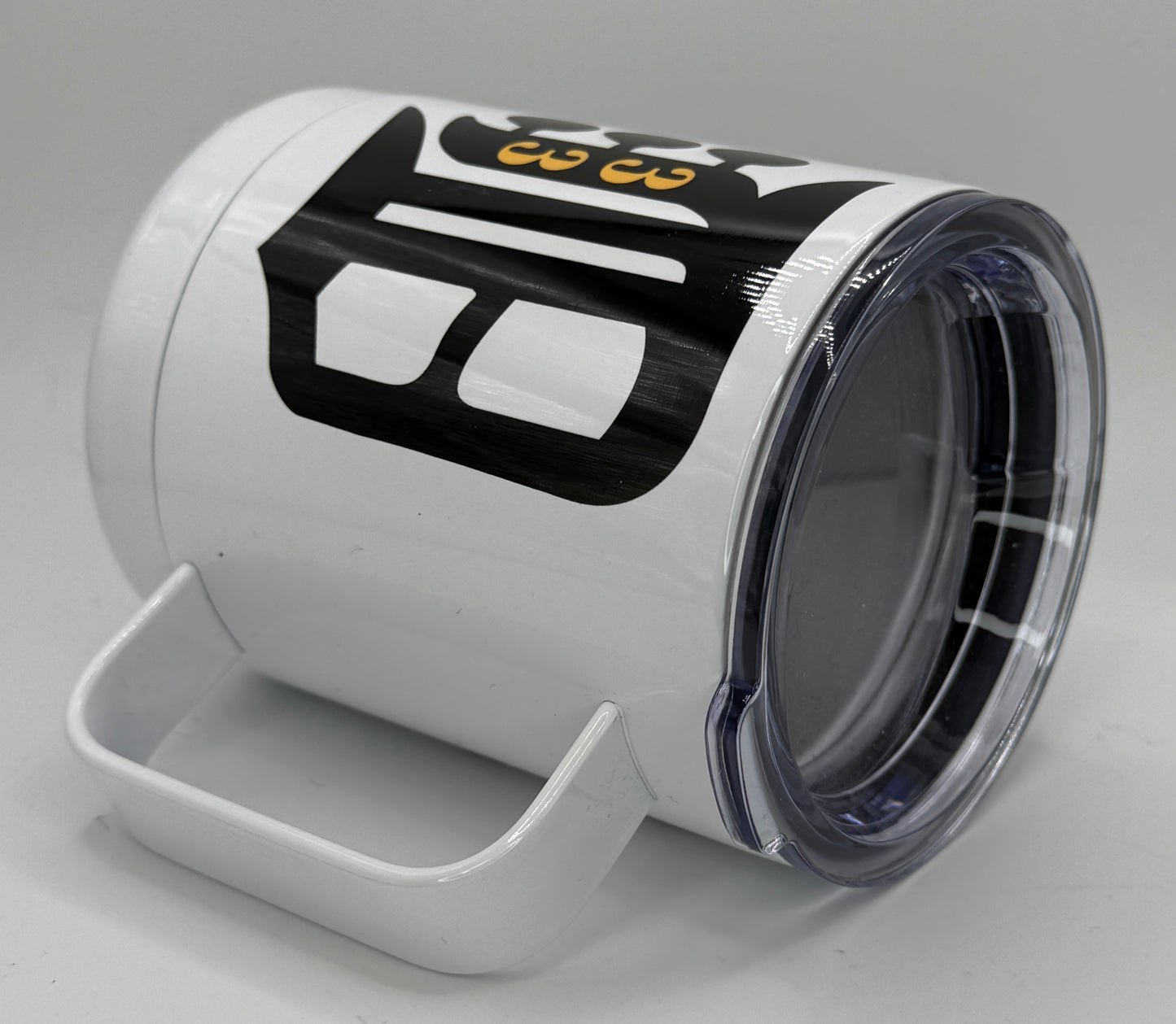 "B" Detroit Style 33 12oz Insulated Steel Mug | Billy Daisy | Drinkware | BMFS 33