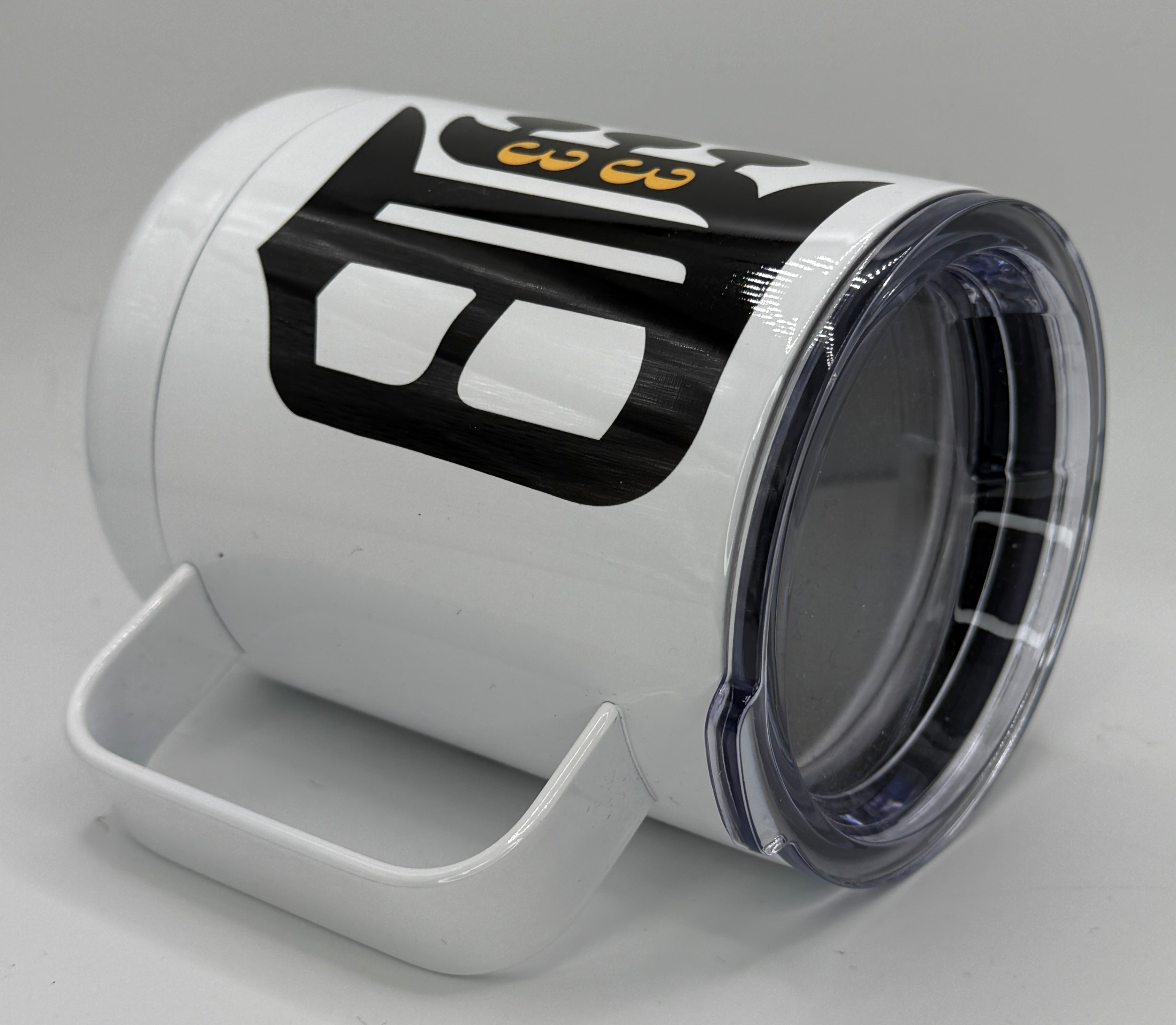 "B" Detroit Style 33 12oz Insulated Steel Mug | Billy Daisy | Drinkware | BMFS 33