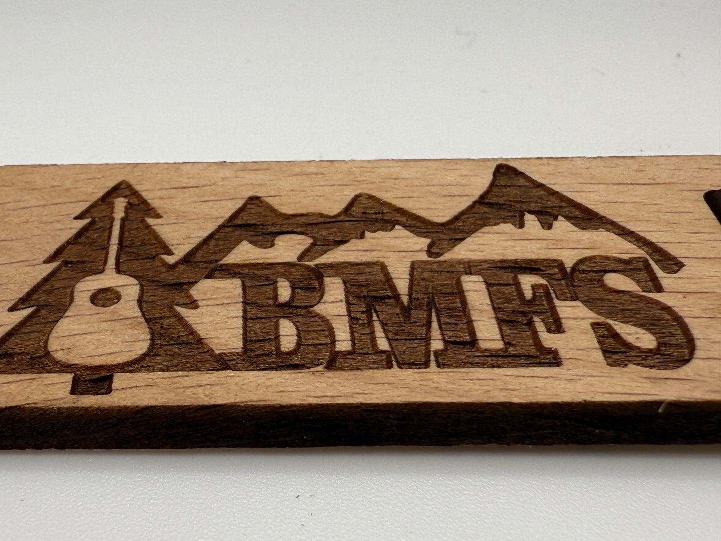 BMFS Tree Wood Key Chain | Laser Engraved | 33 Fan Art