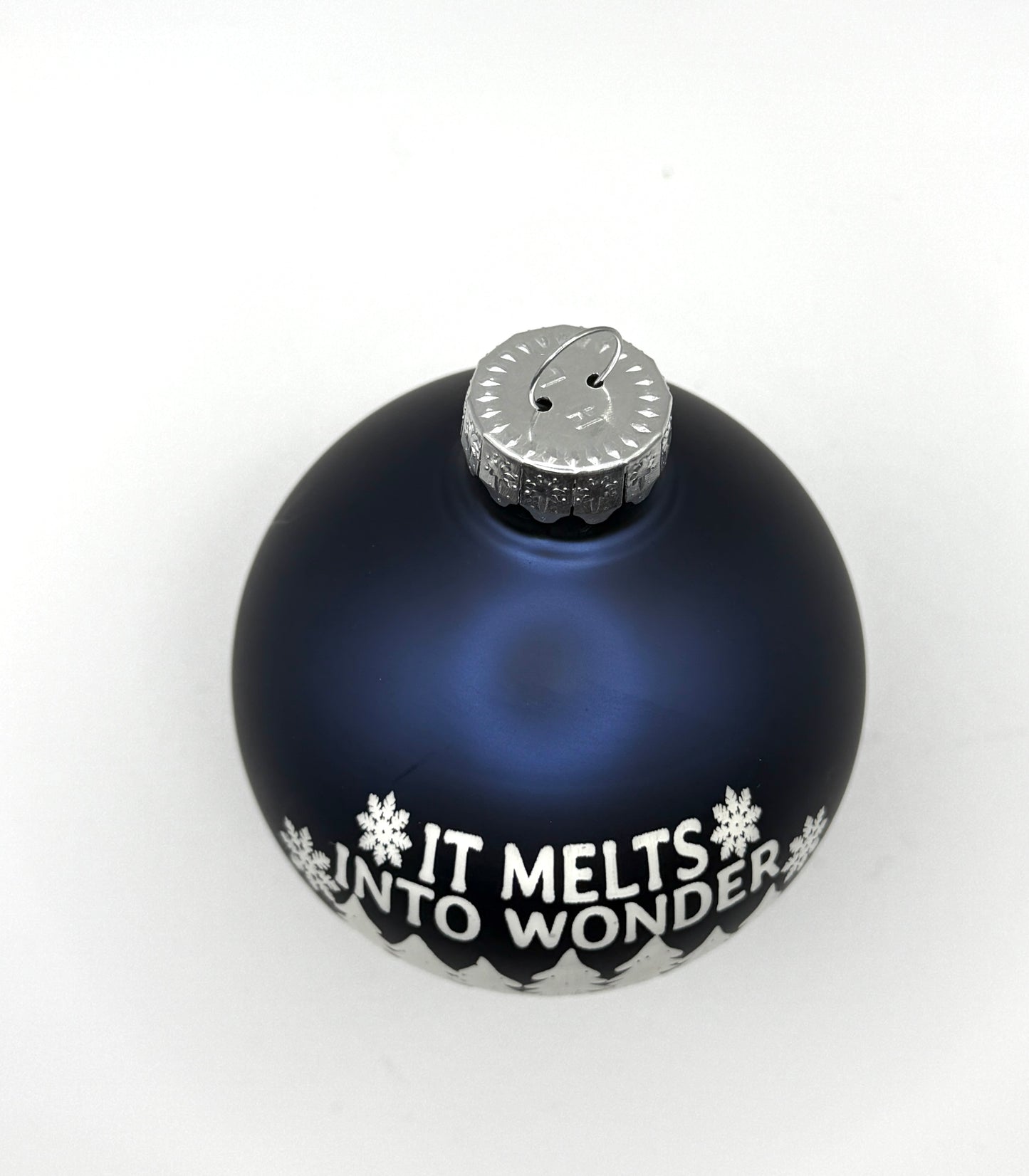 2.6" Glass It Melts Into Wonder Christmas Ornament | Laser Engraved | Dave Christmas Gift