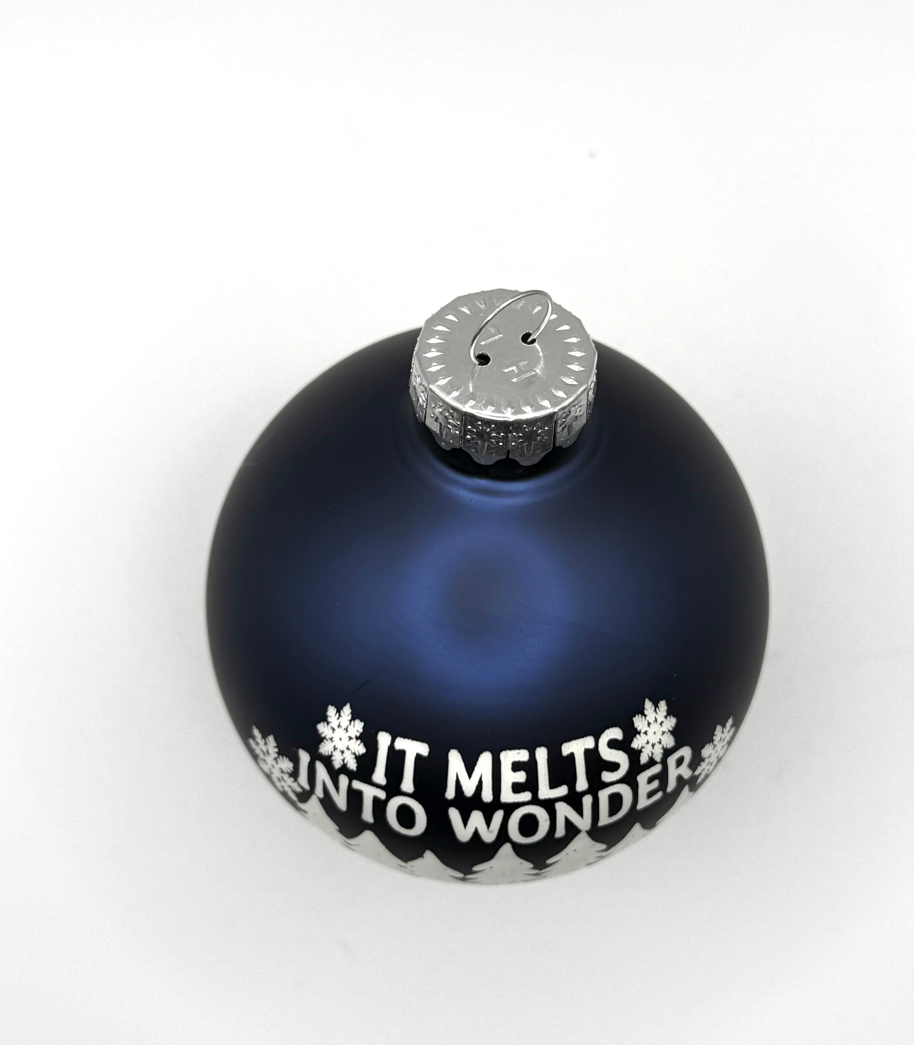 2.6" Glass It Melts Into Wonder Christmas Ornament | Laser Engraved | Dave Christmas Gift