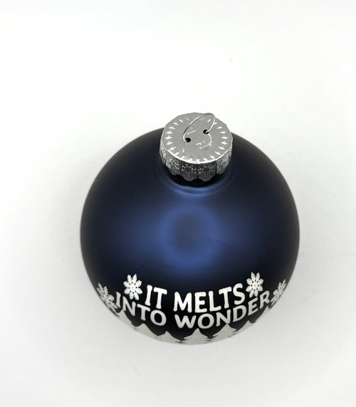 2.6" Glass It Melts Into Wonder Christmas Ornament | Laser Engraved | Dave Christmas Gift