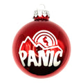 2.5" Glass Panic Mountains Houser Christmas Ornament | Laser Engraved | Panic Christmas Gift