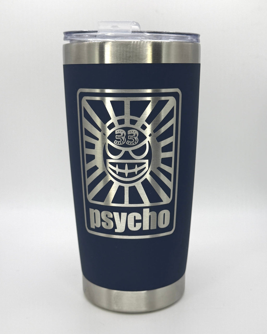Psycho Mama 20oz Steel Tumbler| Laser Engraved | Drinkware | Billy Fan Art