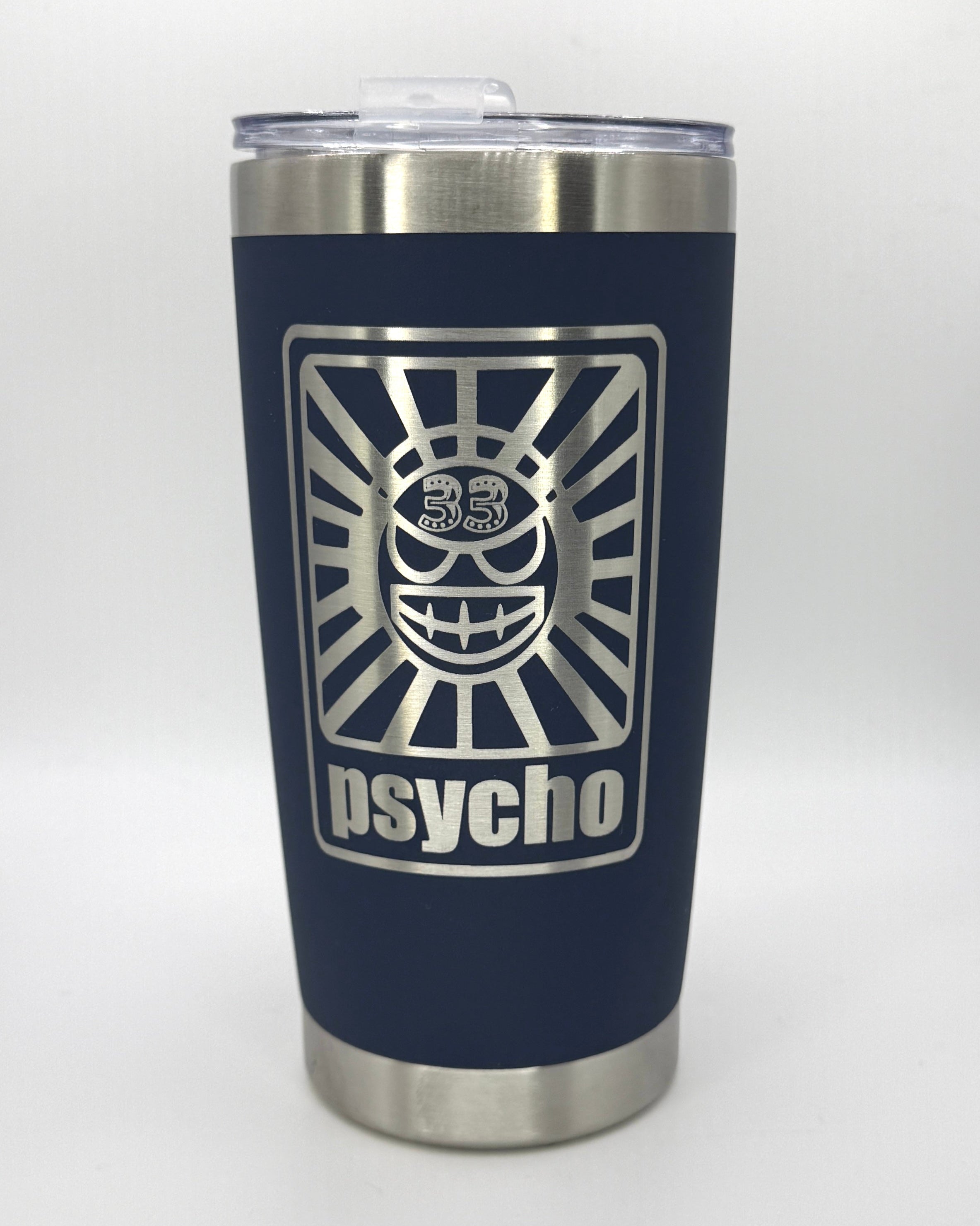 Psycho Mama 20oz Steel Tumbler| Laser Engraved | Drinkware | Billy Fan Art