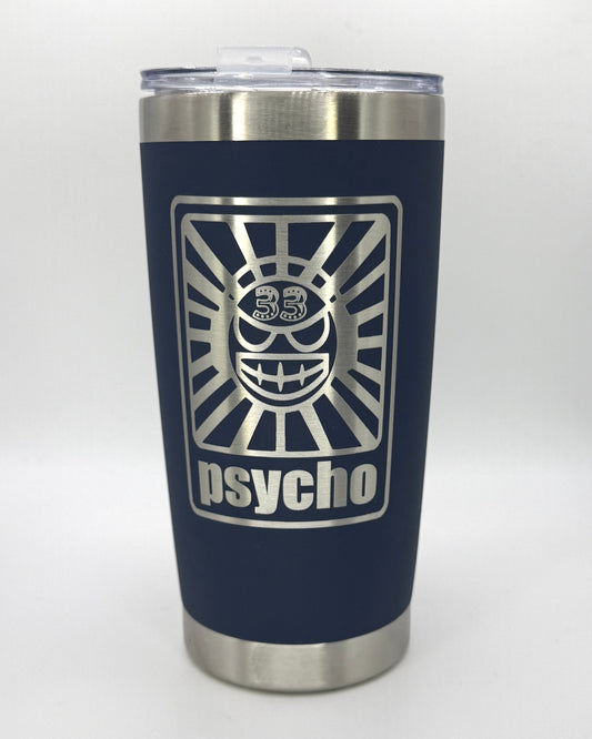 Psycho Mama 20oz Steel Tumbler| Laser Engraved | Drinkware | Billy Fan Art