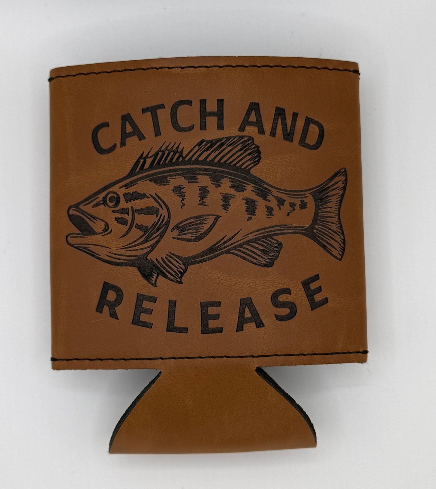 Catch And Release Beer Can Sleeve | Laser Engraved | Drinkware | Billy Fan Art