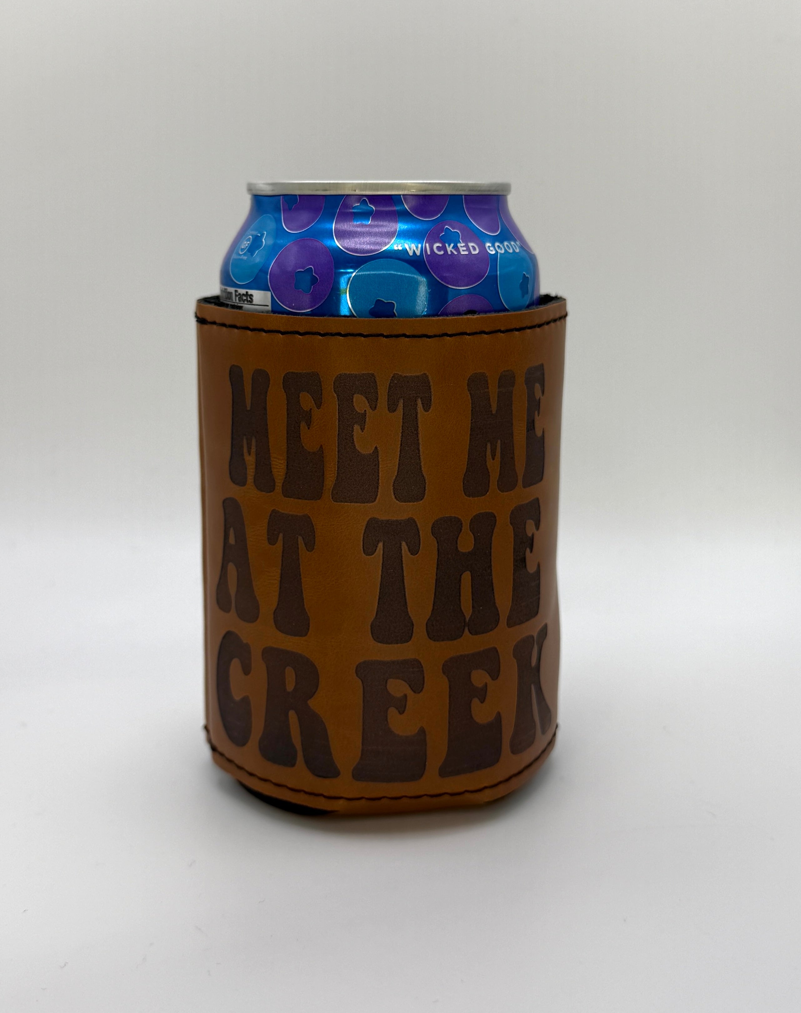 Meet Me At The Creek Beer Can Sleeve | Laser Engraved | Drinkware | Billy Fan Art