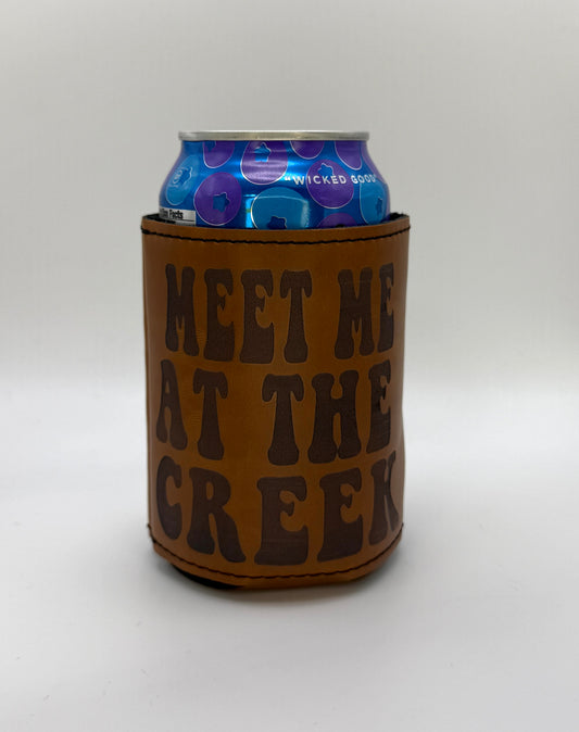 Meet Me At The Creek Beer Can Sleeve | Laser Engraved | Drinkware | Billy Fan Art