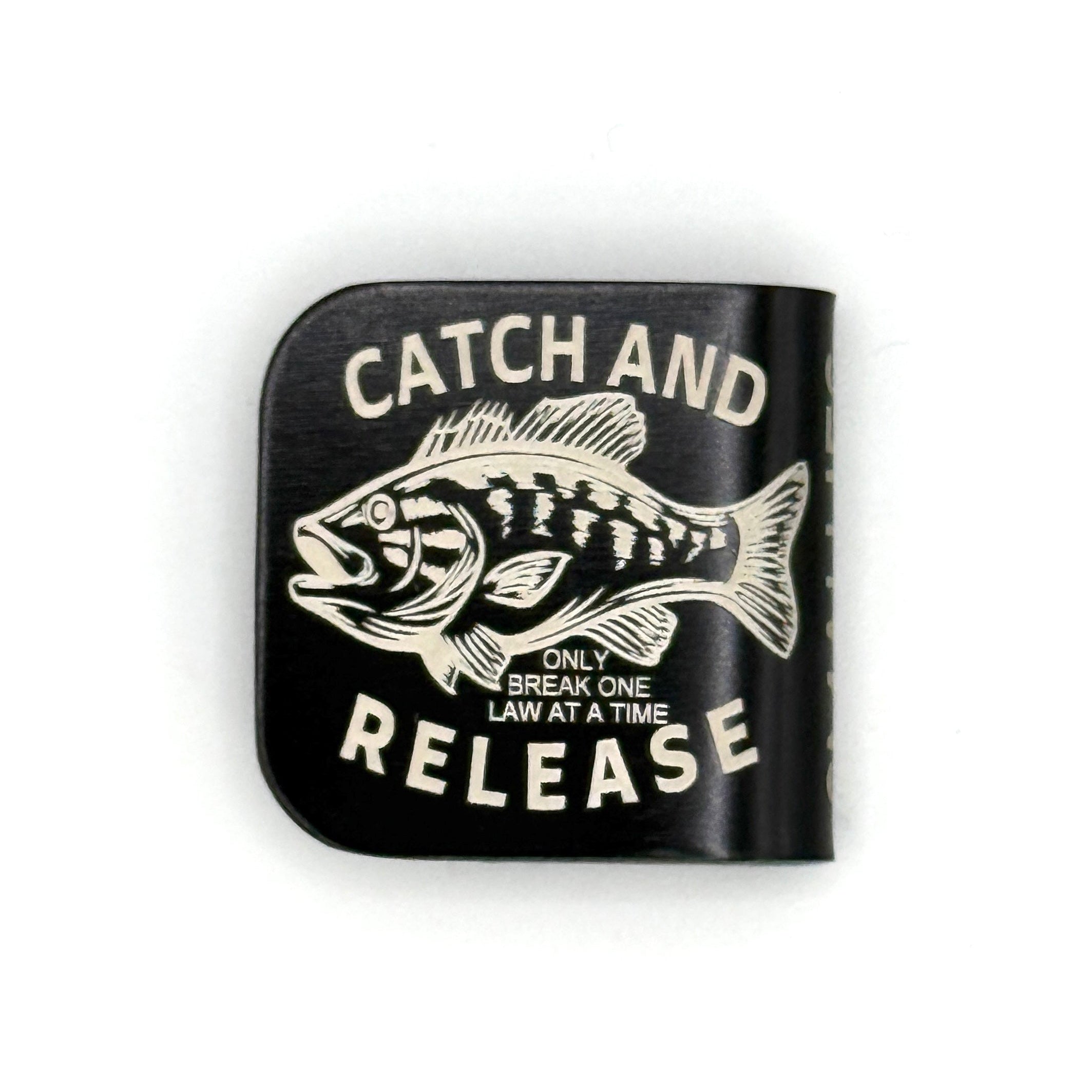 Catch and Release Smallies Hat Brim Clip | Billy Fan Art | Hat Accessory | BMFS 33