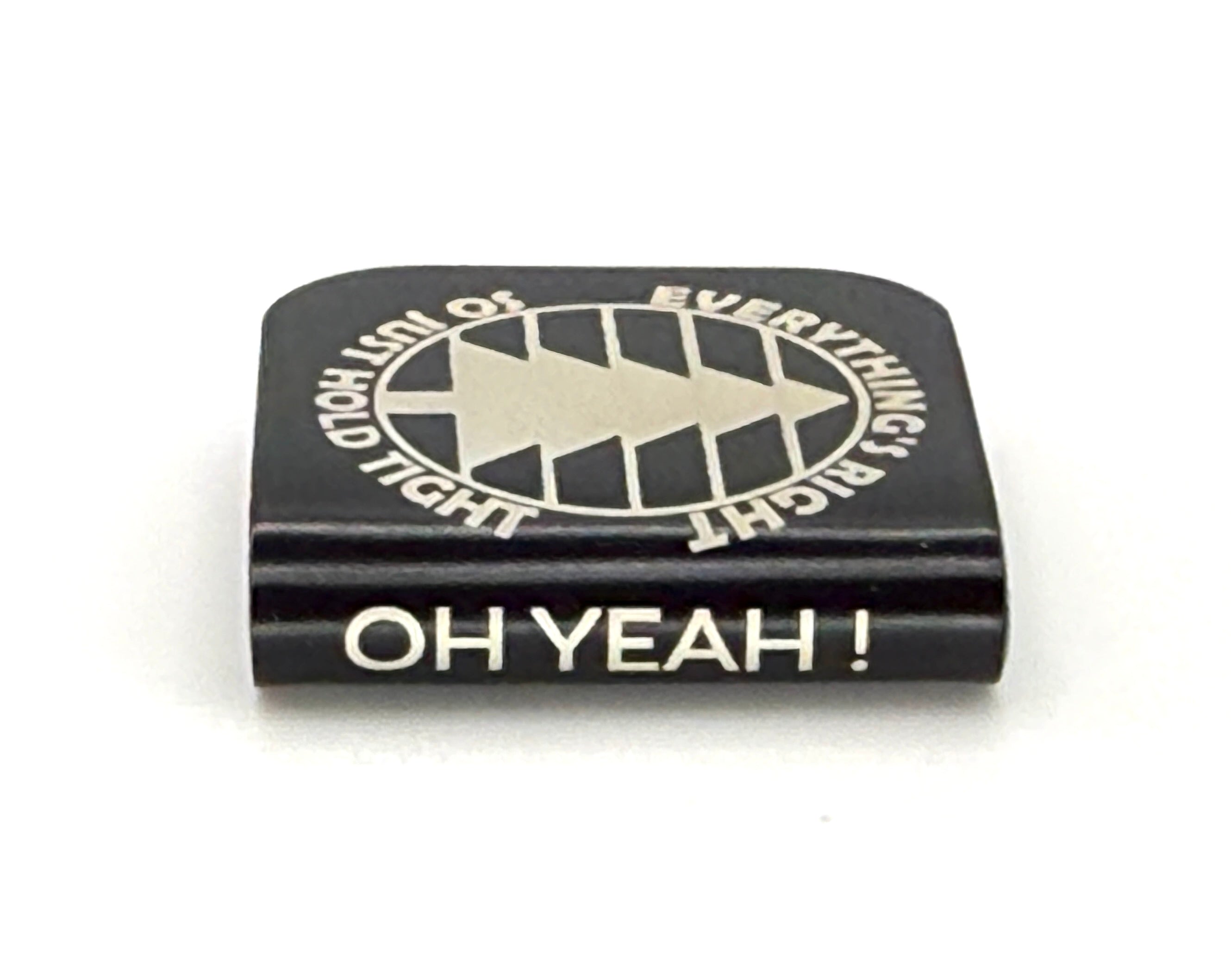 Everything's Right So Just Hold Tight Hat Brim Clip | Phishy Fan Art | Hat Accessory | Phishy