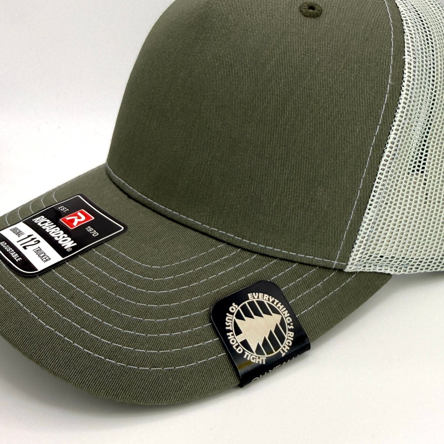 Everything's Right So Just Hold Tight Hat Brim Clip | Phishy Fan Art | Hat Accessory | Phishy