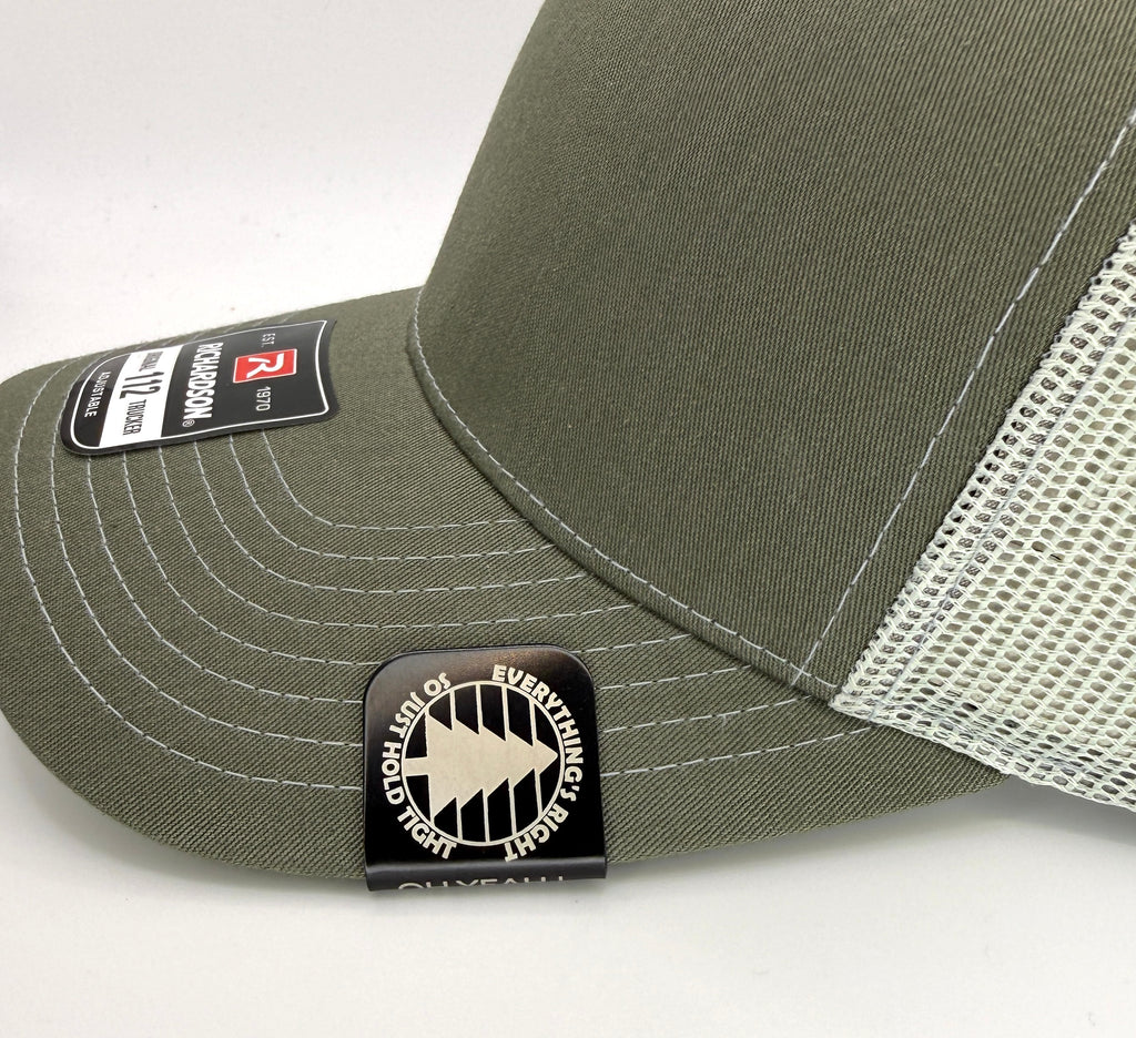Everything's Right So Just Hold Tight Hat Brim Clip | Phishy Fan Art | Hat Accessory | Phishy