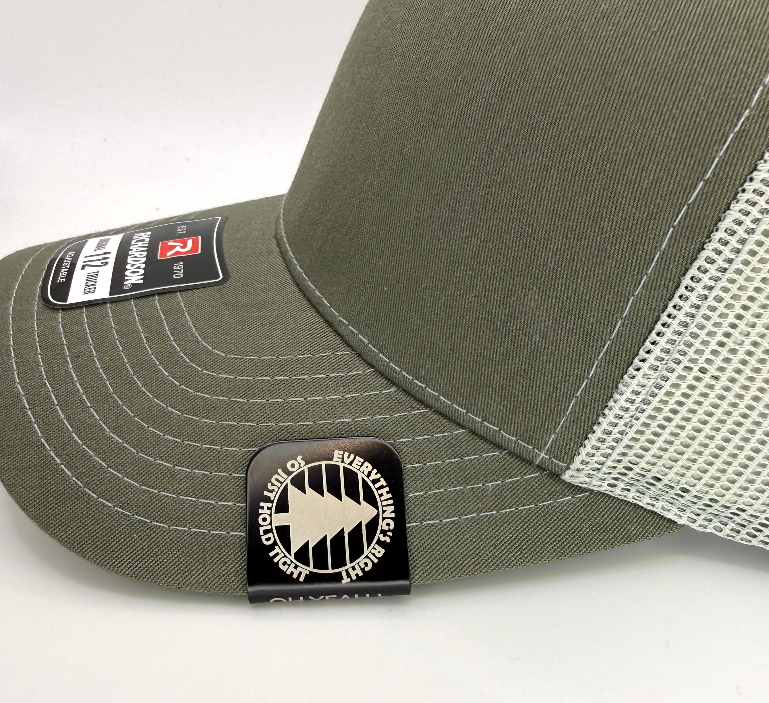 Everything's Right So Just Hold Tight Hat Brim Clip | Phishy Fan Art | Hat Accessory | Phishy