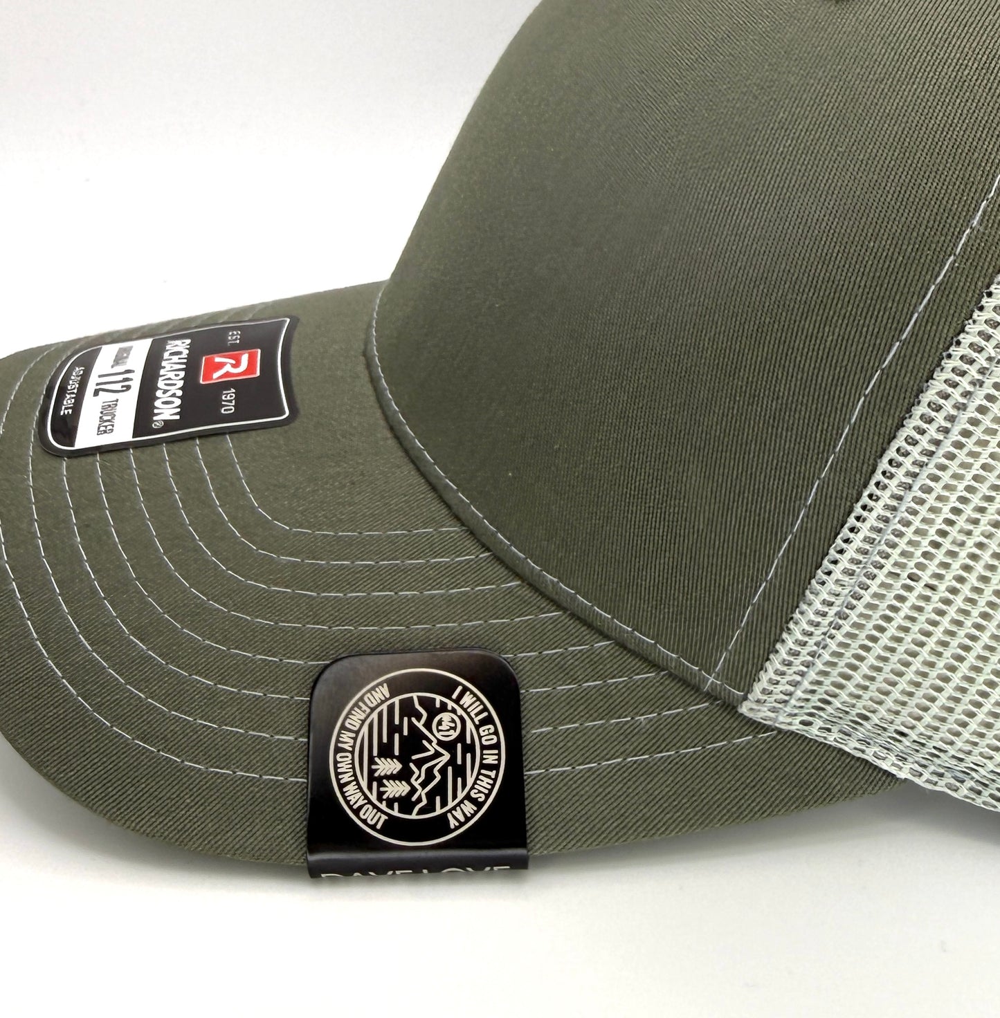 #41 I Will Go In This Way Hat Brim Clip | Dave Fan Art | Hat Accessory | Dave Lot