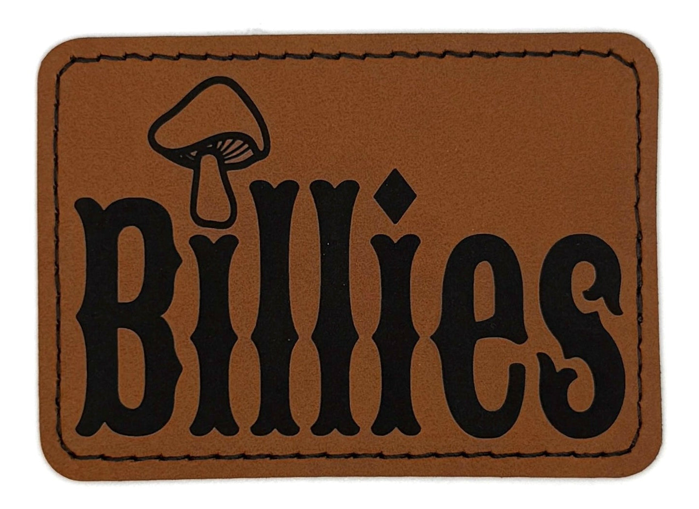 Trippin Billies Patch 3.5” x 2.5” | Laser Engraved | Rawhide/Black | Iron or stitch | Dave Band Fan Art (Copy)