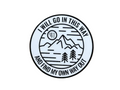 #41 I will go in this way sticker | 3" Round (est) | In/Outdoor Vinyl sticker | Window Bumper | Weatherproof Slap| Dave Fan Art