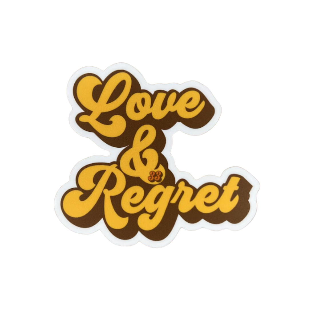 Love & Regret Die-Cut Sticker | Billy Slap