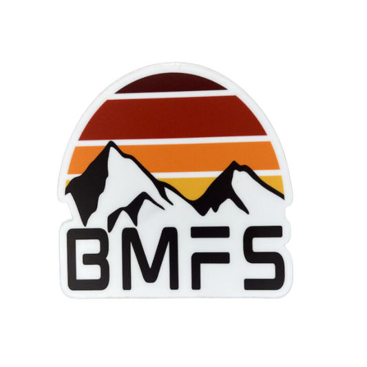 BMFS Mountains Die-Cut Sticker | Billy Slap