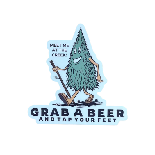 Grab A Beer Die-Cut Sticker | Billy Slap