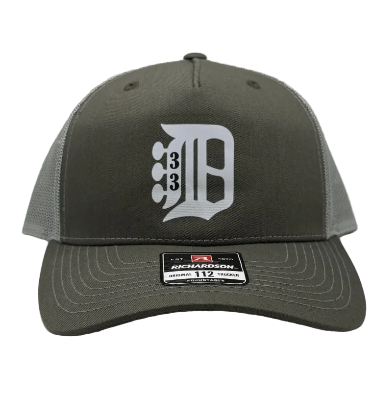 Billy 33 Detroit Style Trucker Cap R112 | Two-Tone | Printed Graphics | Snapback Cap | BMFS