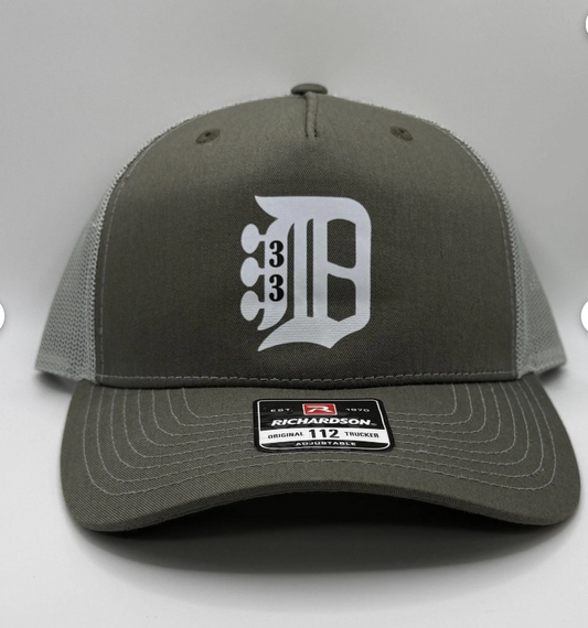 Billy 33 Detroit Style Trucker Cap R112 | Two-Tone | Printed Graphics | Snapback Cap | BMFS