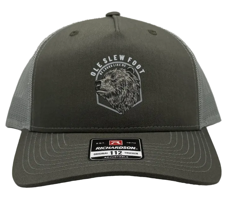 Ole Slew Foot Trucker Cap R112 | Two-Tone | Printed Graphics | Snapback Cap | BMFS