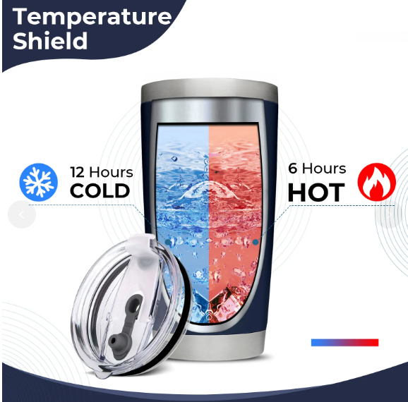 Houser Panic Good People 20oz Steel Tumbler| Laser Engraved | Black Drinkware | Panic Fan Art