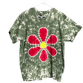 The Original Red Daisy Hand Dyed Tie Dye Shirt