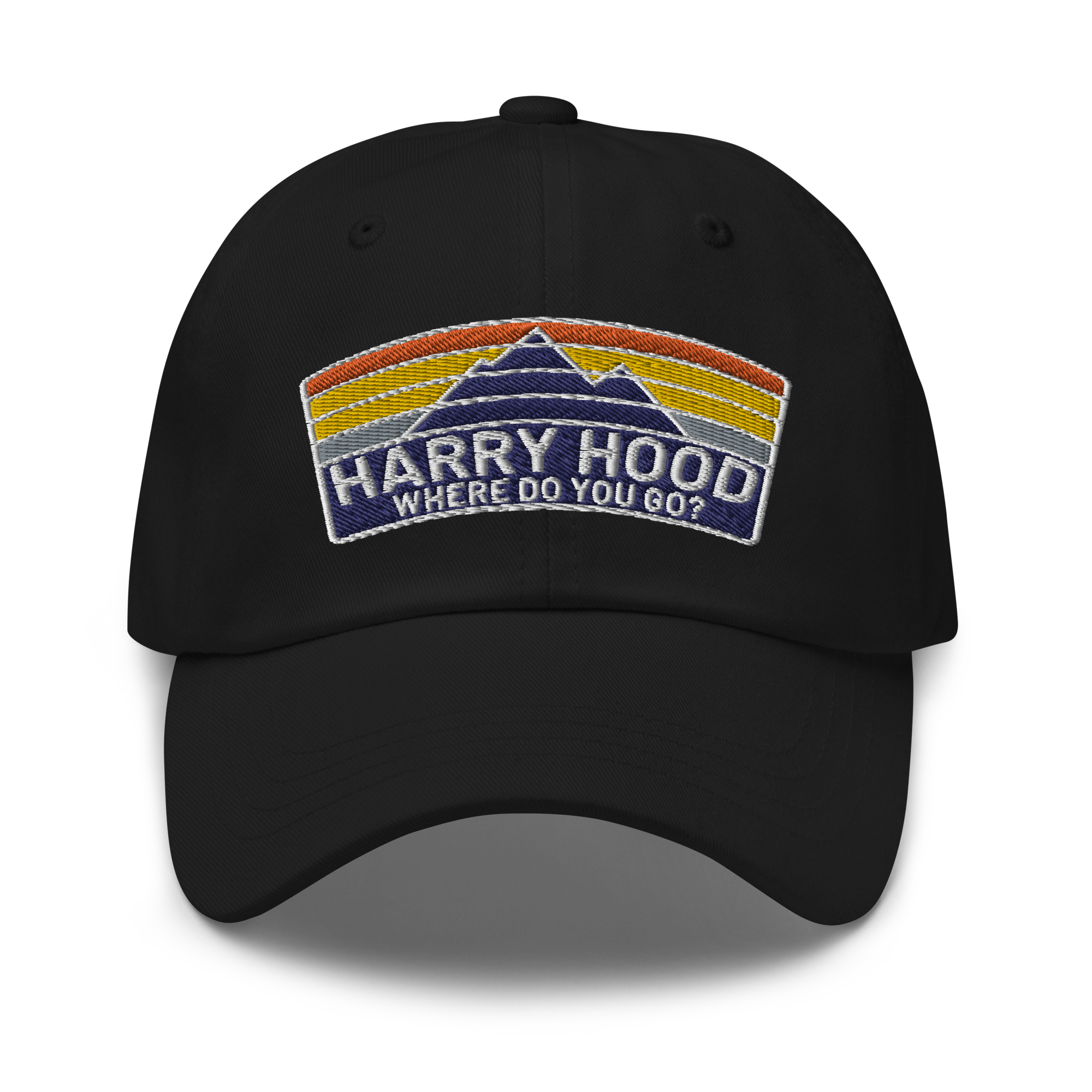 Harry Hood Mountains Embroidery Baseball Cap