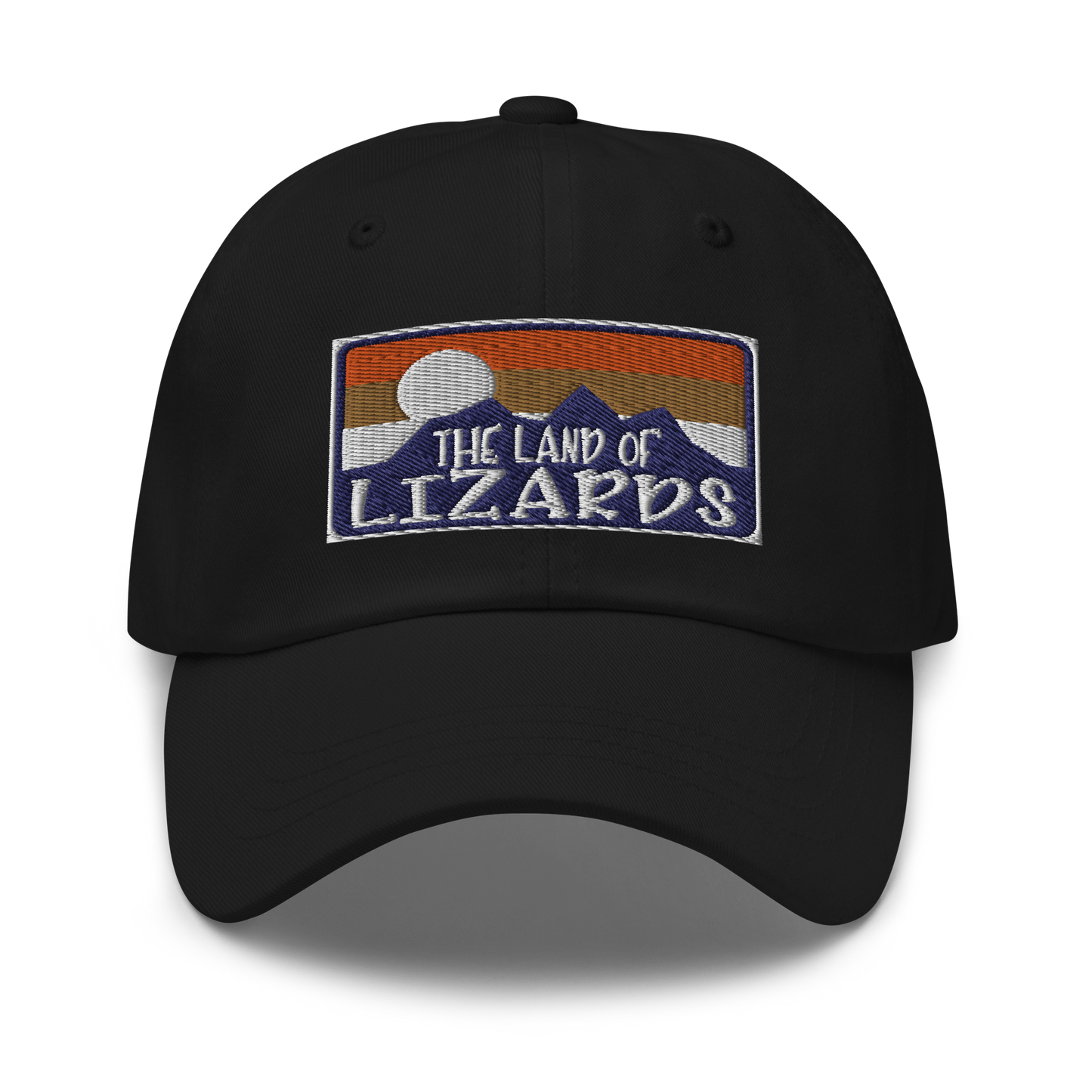 The Land Of Lizards Embroidery Baseball Cap